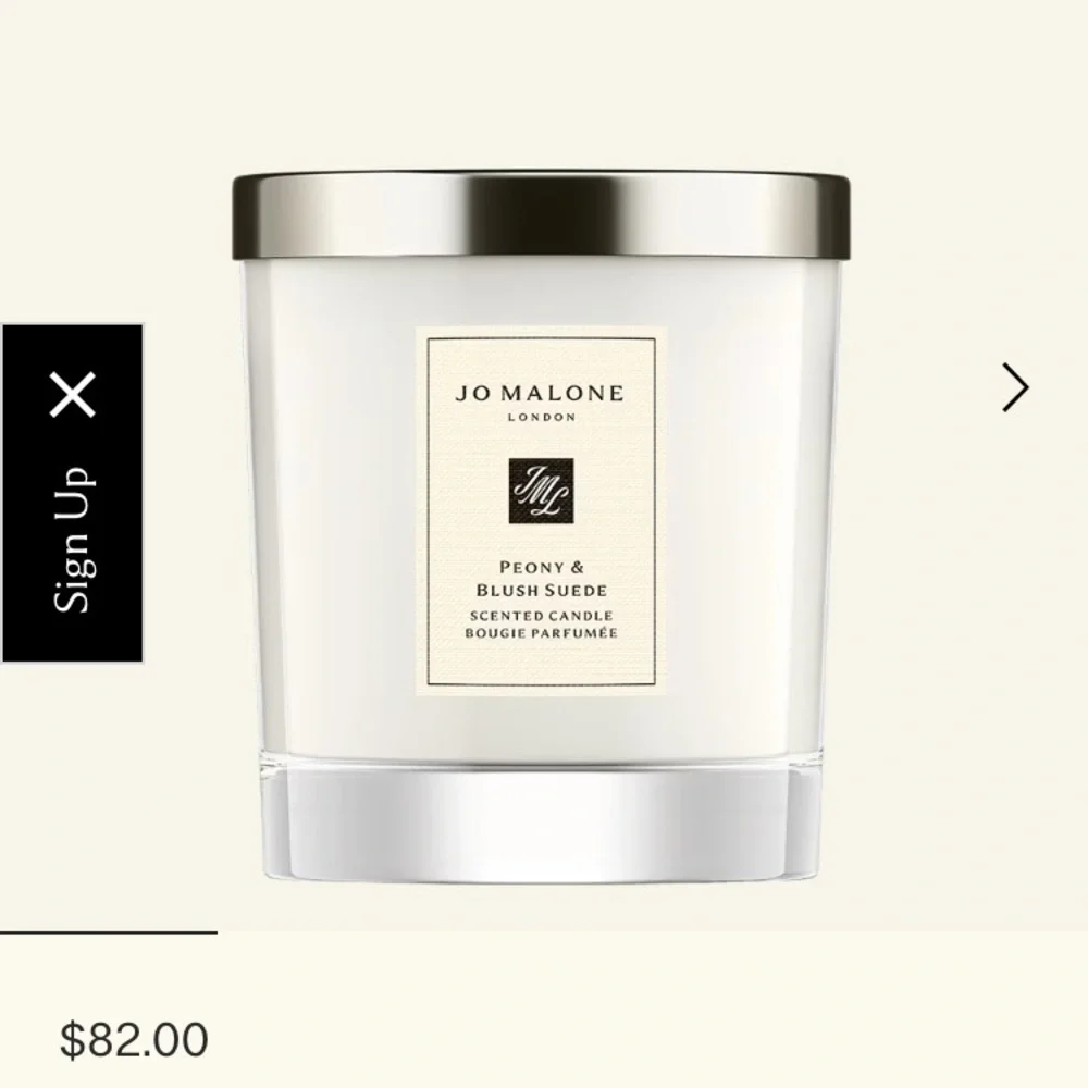 NEW Jo Malone London Peony and Blush Suede Scented Candle 200 g $82 FLAW